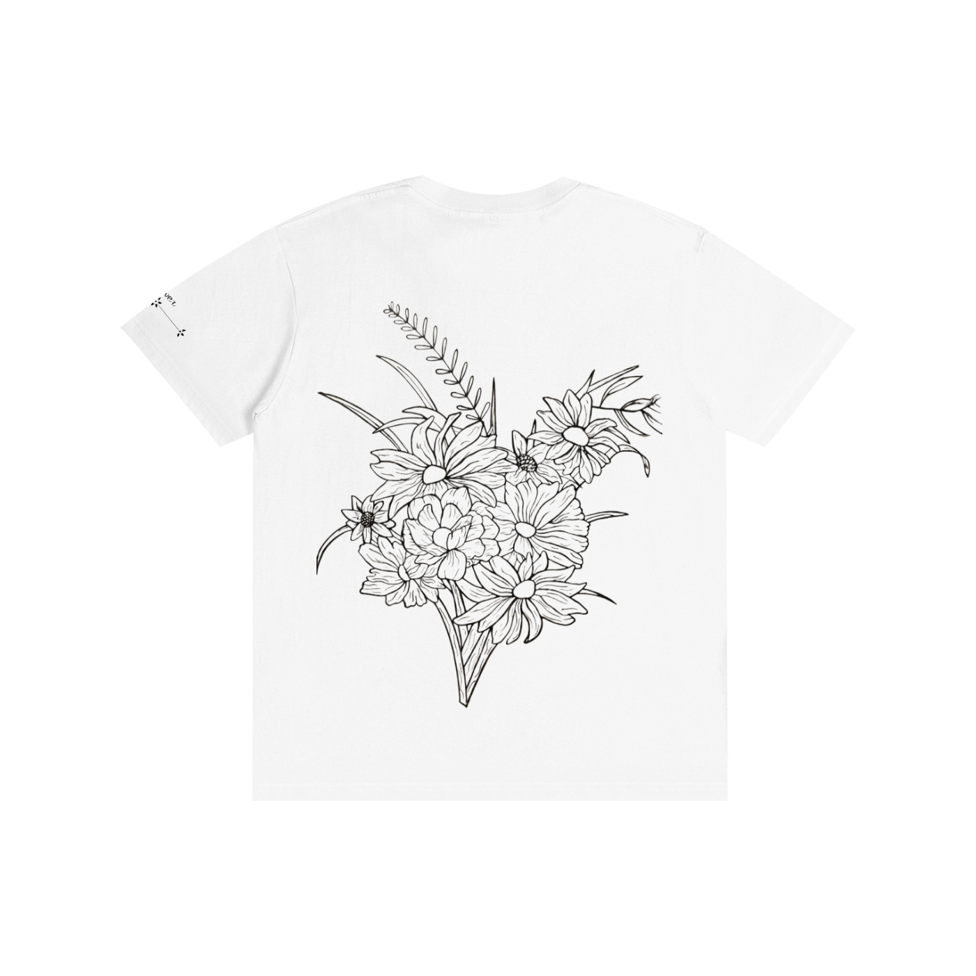 t-shirt flower